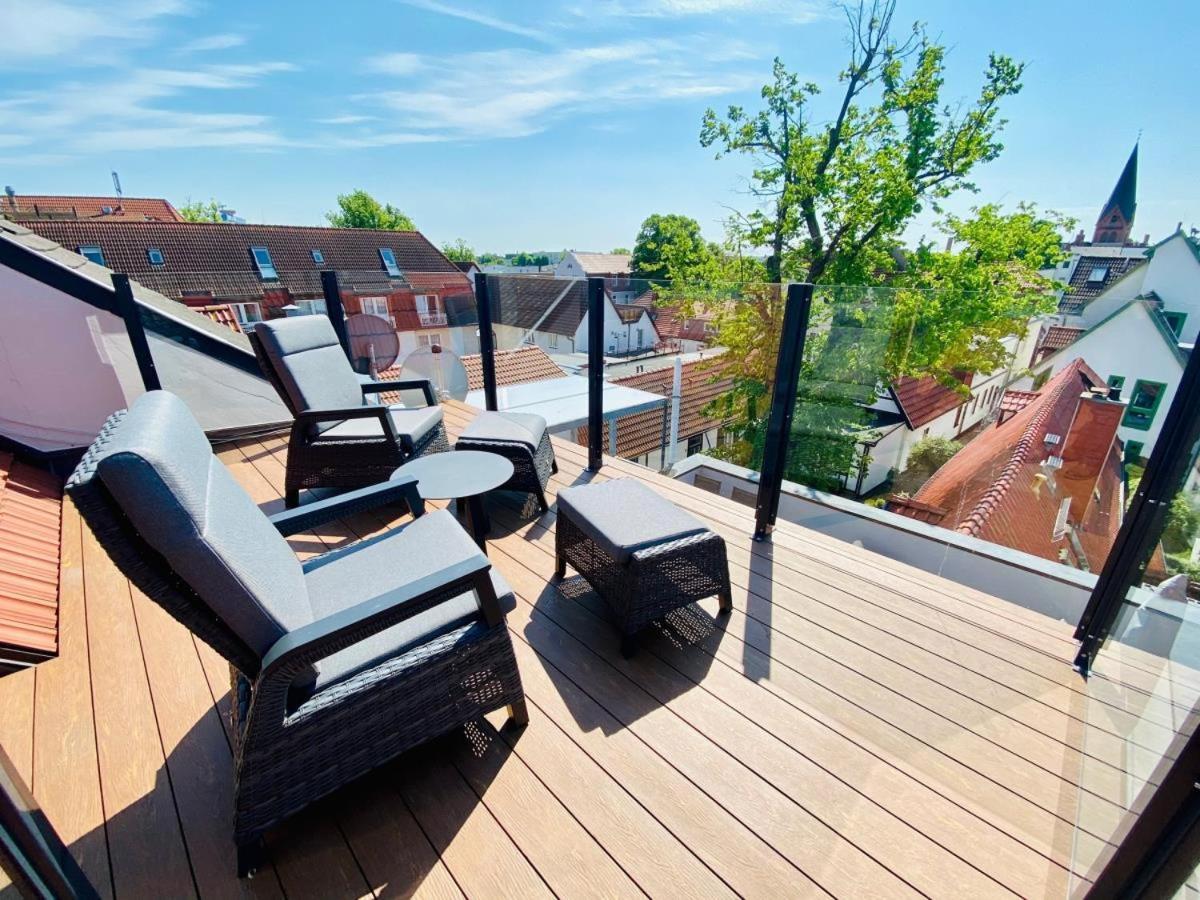 Sonnenschein, Direkt Am Alten Strom Rostock Buitenkant foto